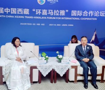 उपसभामुख राना र चीनका विदेश मन्त्री वाङ्बीच भेटवार्ता, एक चीन नीतिमा प्रतिबद्ध रहेको उल्लेख