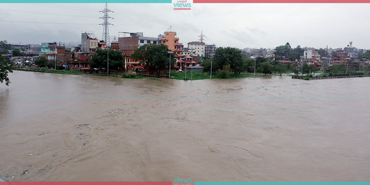 बागमती र विष्णुमतीले सतर्कता तह पार गर्‍यो