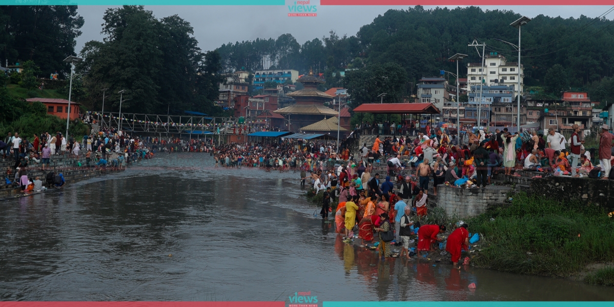 कुशे औँसी; गोकर्णेश्वरमा पितृ श्राद्ध गर्नेको भिड (तस्वीरहरु)