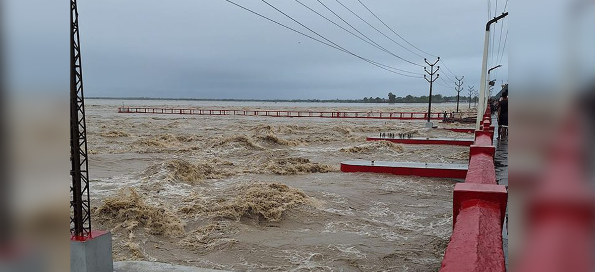 सप्तकोशीमा पानीको बहाव ५६ वर्षयताकै बढी