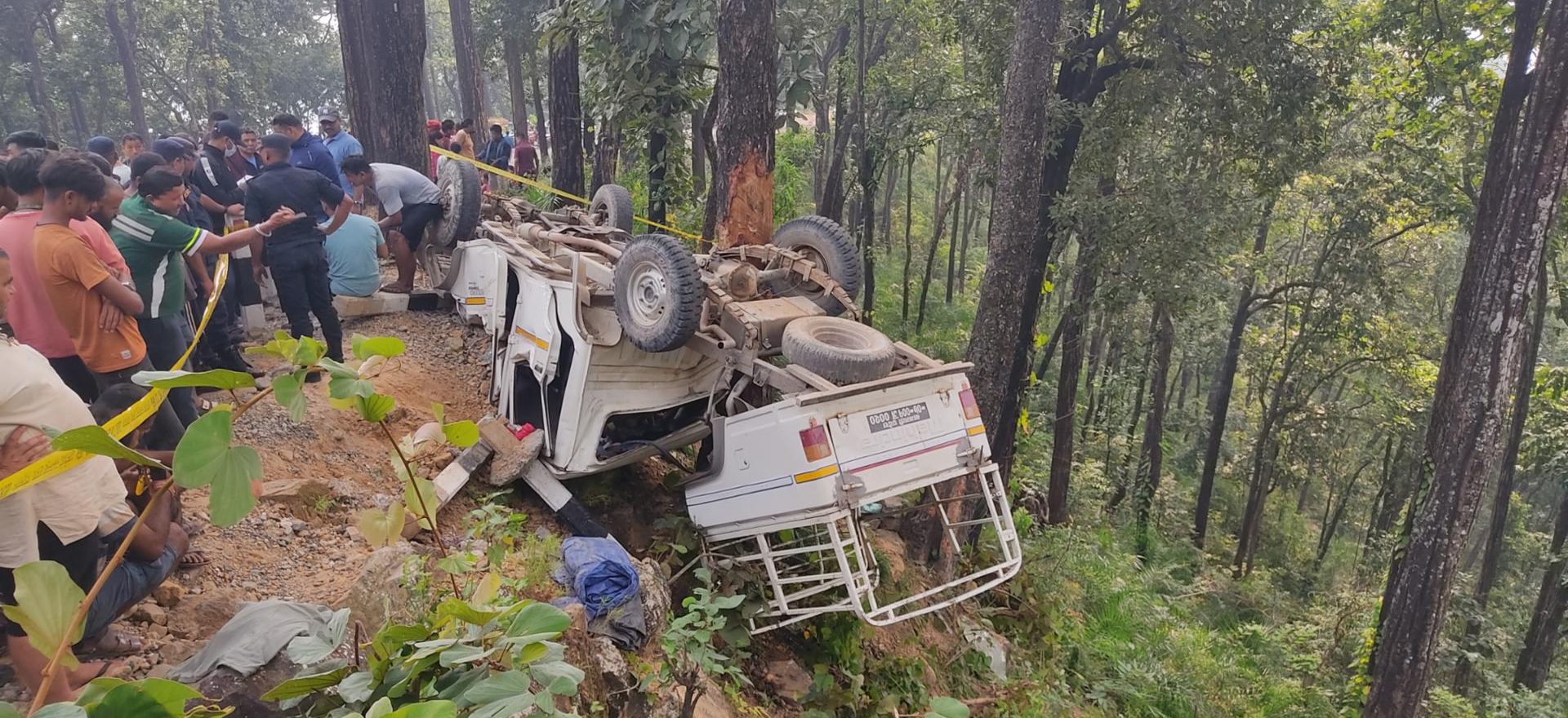 कावासोतीमा जीप दुर्घटना हुँदा दुई जनाको मृत्यु, २८ घाइते