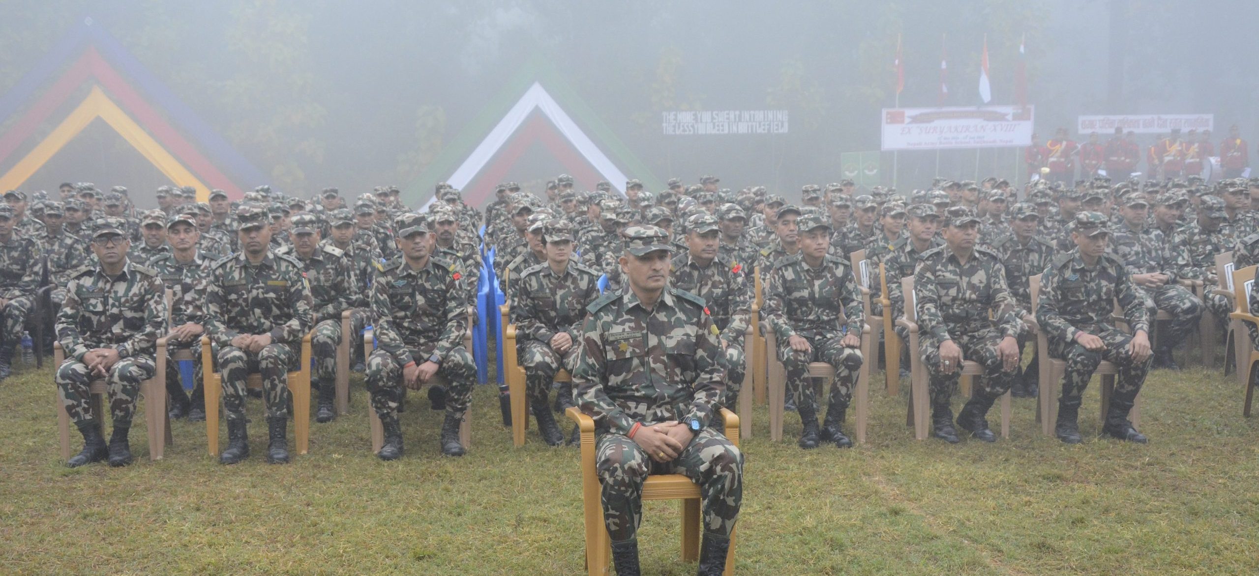 नेपाली सेना र भारतीय सेनाबीच संयुक्त सैनिक अभ्यास